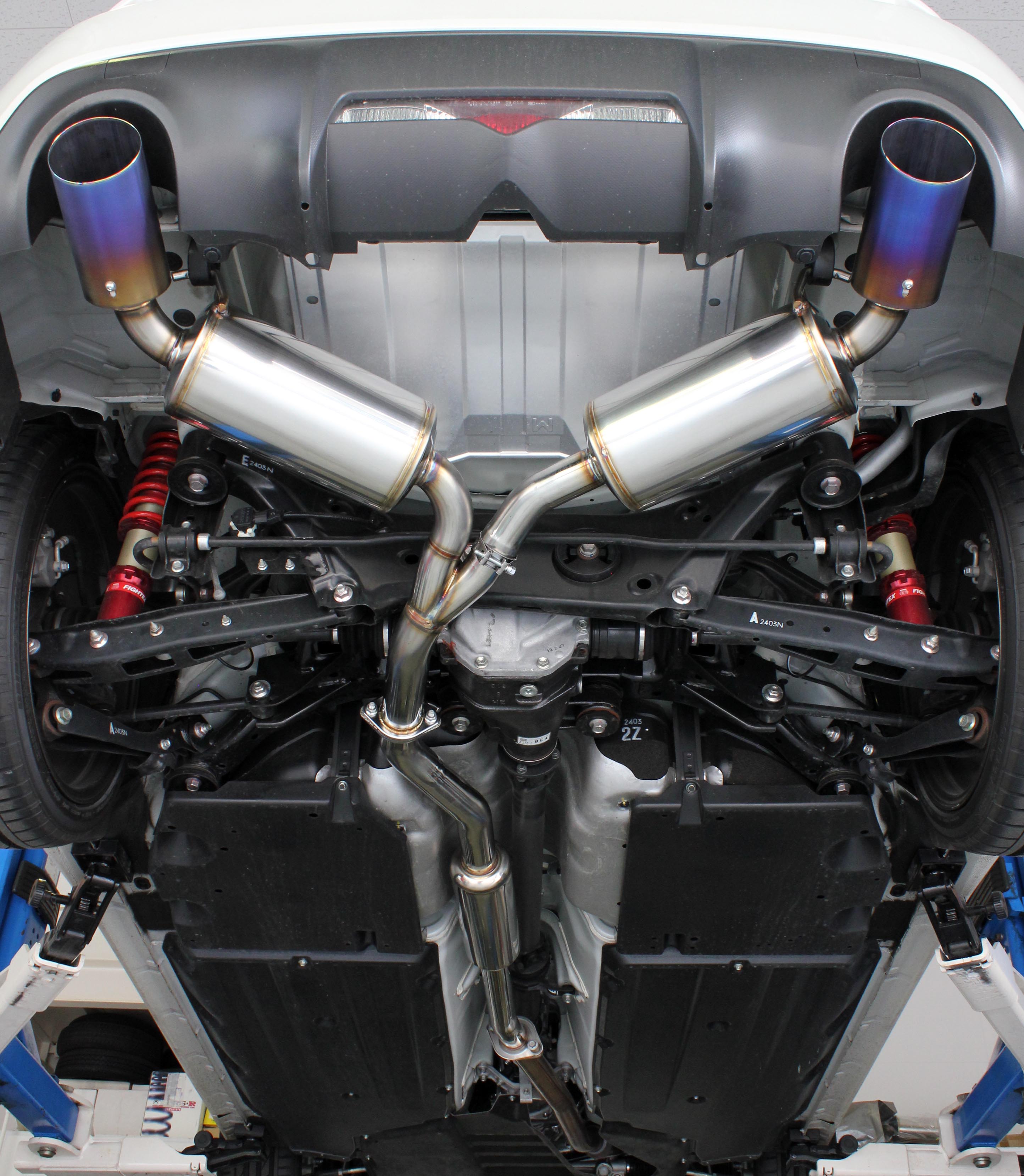 FA20（TOYOTA 86/SUBARU BRZ）ハイパワーマフラーセット　ツインサイレンサー仕様1